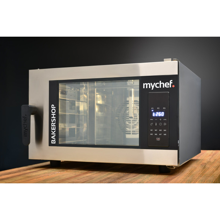 Piec konwekcyjny z naparowaniem | piekarniczy | 4x600x400 mm | 6,3 kW | 400 V | Mychef BAKERSHOP AIR-S 4E RD
