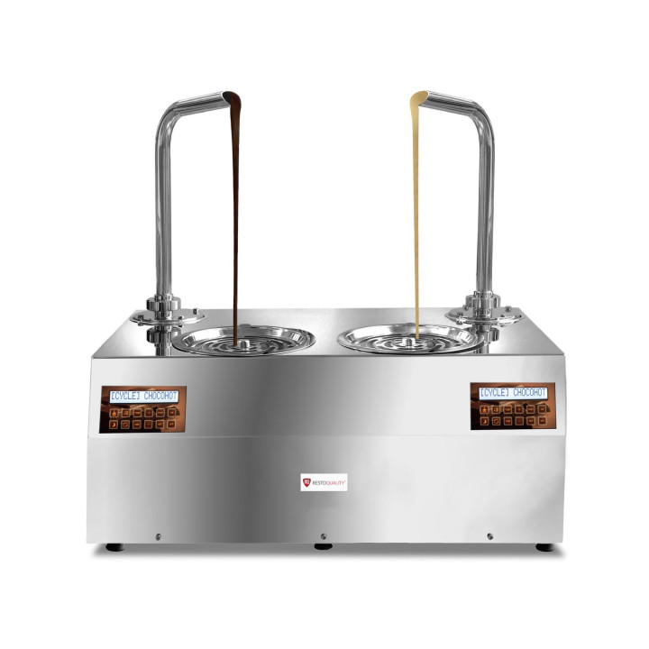 Dyspenser do czekolady | nastawny | dwa zbiorniki 5,5 kg | 1,9 kW | 230V | 740x460x820 mm | CHOCOHOTTWO