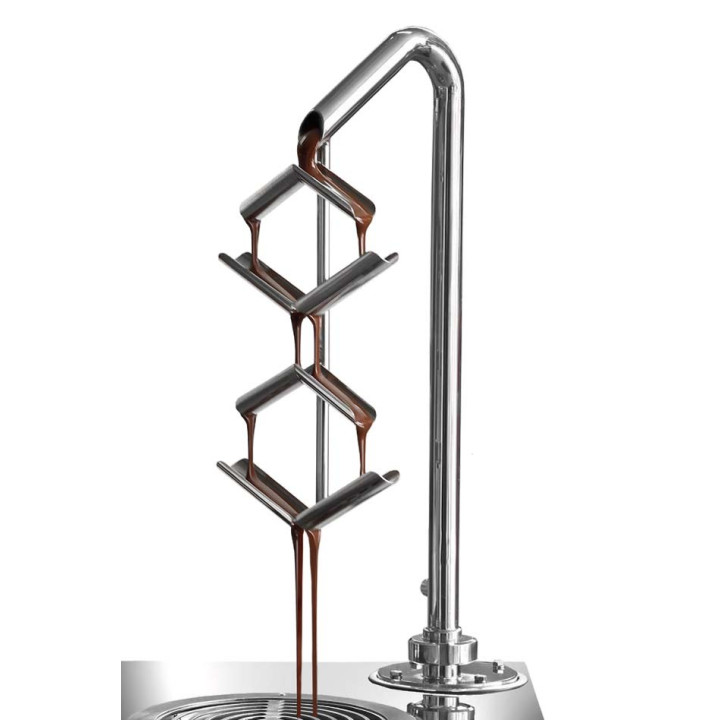 Dyspenser do czekolady | nastawny | dwa zbiorniki 5,5 kg | 1,9 kW | 230V | 740x460x820 mm | CHOCOHOTTWO