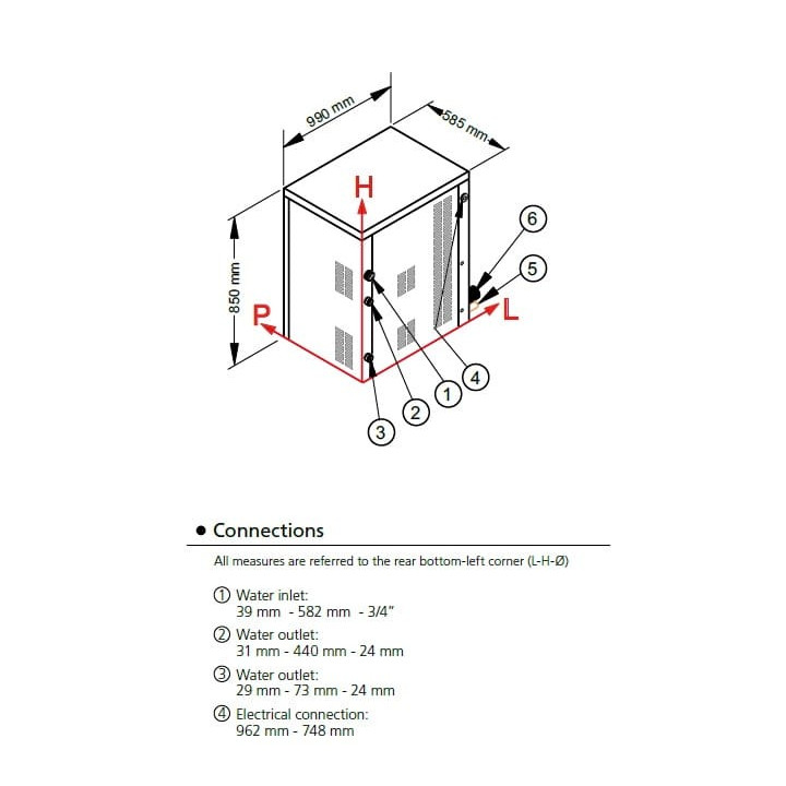 Kostkarka | Wytwornica do lodu Frozen Dice | 300 kg/24h CM650 SPLIT