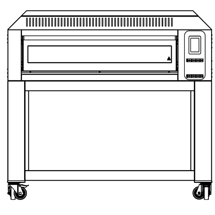 Piec elektryczny do pizzy | jednokomorowy | z podstawą | 9x30 cm | COMP - 1S M9