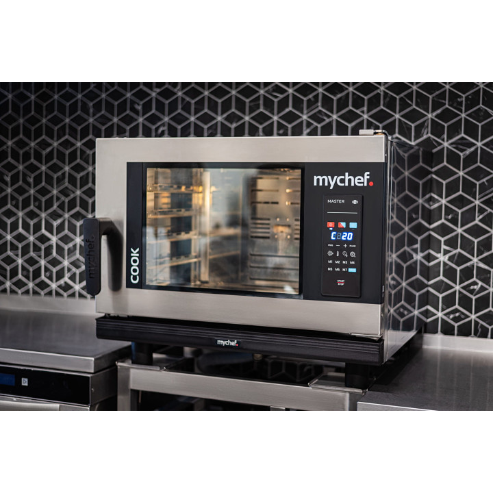Piec konwekcyjno-parowy elektryczny | automatyczny system myjący | 4xGN1/1 | 6,3 kW | 400 V | Mychef COOK MASTER 041E