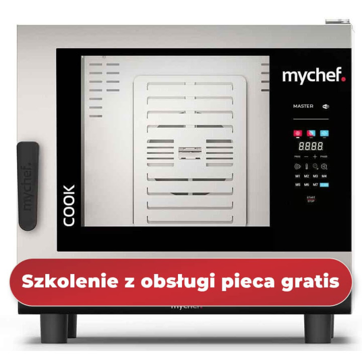 Piec konwekcyjno-parowy elektryczny | automatyczny system myjący | 6xGN1/1 | 9,3 kW | 400 V | Mychef COOK MASTER 061E