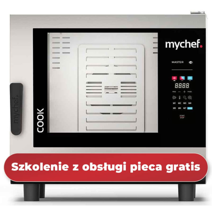 Piec konwekcyjno-parowy gazowy | automatyczny system myjący | 6xGN2/1 | 20 kW | 230 V | Mychef COOK MASTER 062G
