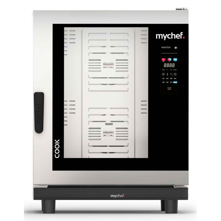 Piec konwekcyjno-parowy gazowy | automatyczny system myjący | 10xGN1/1 | 20 kW | 230 V | Mychef COOK MASTER 101G