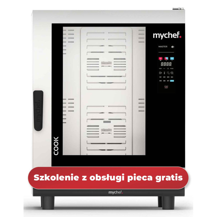 Piec konwekcyjno-parowy elektryczny | automatyczny system myjący | 10xGN2/1 | 27,9 kW | 400 V | Mychef COOK MASTER 102E