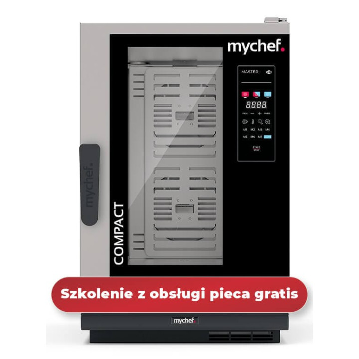 Piec konwekcyjno-parowy elektryczny | automatyczny system myjący | 10xGN1/1 | 12,6 kW | 400 V | Mychef COOK MASTER Compact 101E