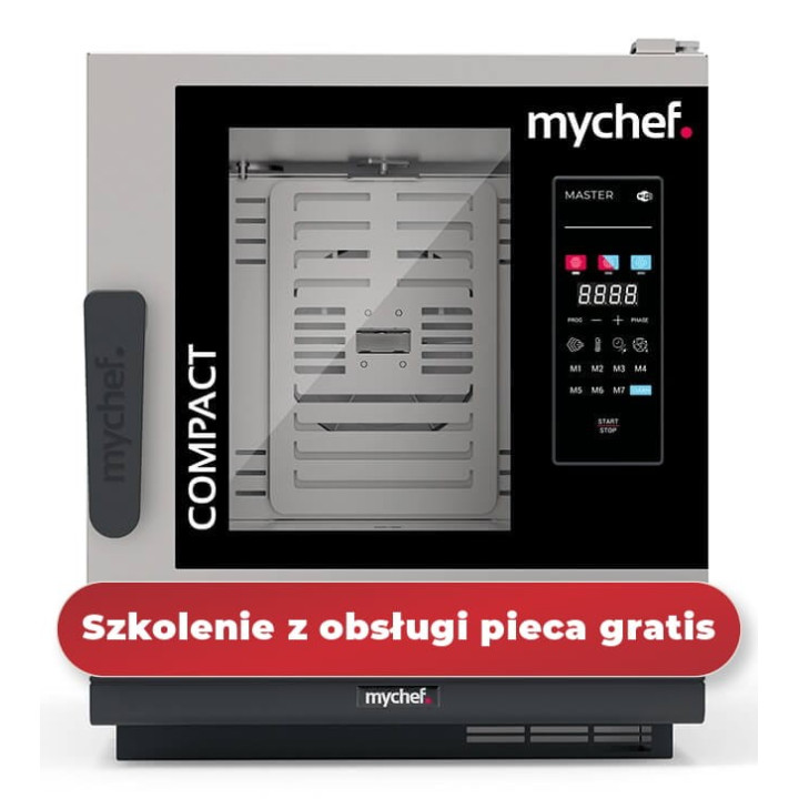 Piec konwekcyjno-parowy elektryczny | automatyczny system myjący | 6xGN2/3 | 6,3 kW | 400 V | Mychef Cook MASTER Compact 623E TS