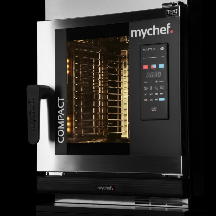 Piec konwekcyjno-parowy elektryczny | automatyczny system myjący | 6xGN2/3 | 6,3 kW | 400 V | Mychef Cook MASTER Compact 623E TS