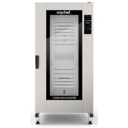 Piec konwekcyjno-parowy elektryczny | z wózkiem | automatyczny system myjący | 20xGN1/1 | 34,7 kW | 400 V | Mychef COOK MAX MAST