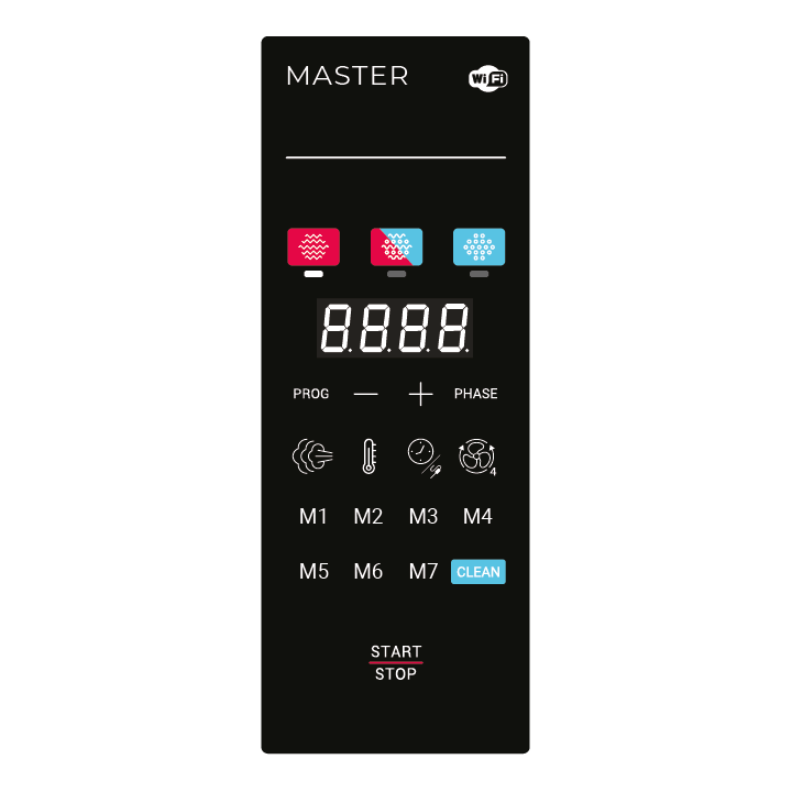 Piec konwekcyjno-parowy gazowy | z wózkiem | automatyczny system myjący | 20xGN1/1 | 40 kW | 230 V | Mychef COOK MAX MASTER 201G