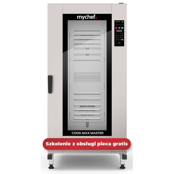 Piec konwekcyjno-parowy elektryczny | z wózkiem | automatyczny system myjący | 20xGN2/1 | 65,7 kW | 400 V | Mychef COOK MAX MAST