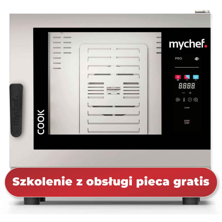 Piec konwekcyjno-parowy elektryczny | automatyczny system myjący | 6xGN1/1 | 9,3 kW | 400 V | Mychef COOK PRO 061E