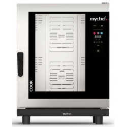Piec konwekcyjno-parowy elektryczny | automatyczny system myjący | 10xGN1/1 | 18,6 kW | 400 V | Mychef COOK PRO 101E