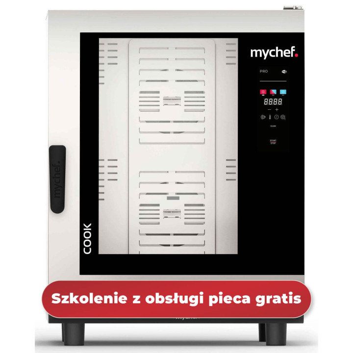 Piec konwekcyjno-parowy elektryczny | automatyczny system myjący | 10xGN1/1 | 18,6 kW | 400 V | Mychef COOK PRO 101E