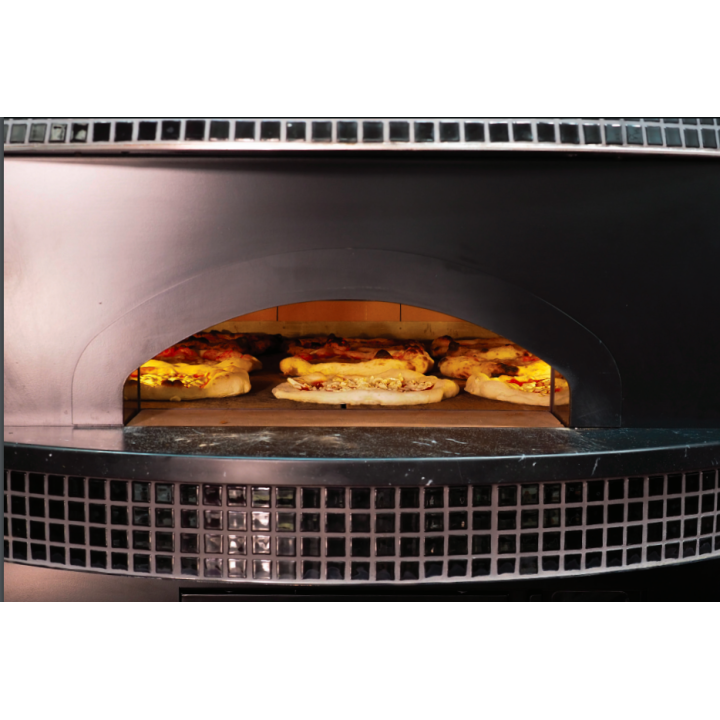 Piec do pizzy neapolitańskiej CRATOS 9 Mosaico | elektryczny | 9xØ30 cm | 2x400x600 mm | 15,25 kW | 1600x1635x1380 mm
