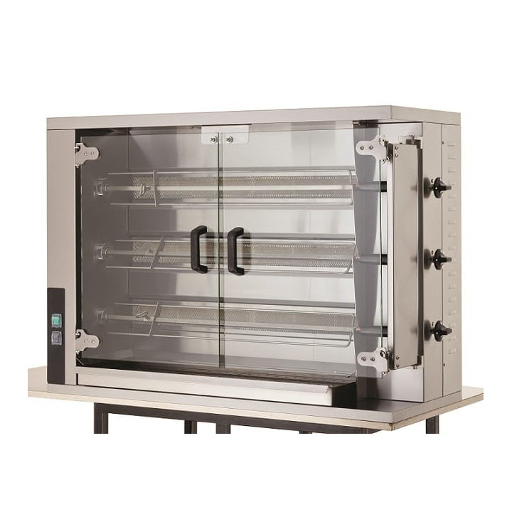 Rożen | opiekacz do kurczaków gazowy | wsad 15 kurczaków CRG3