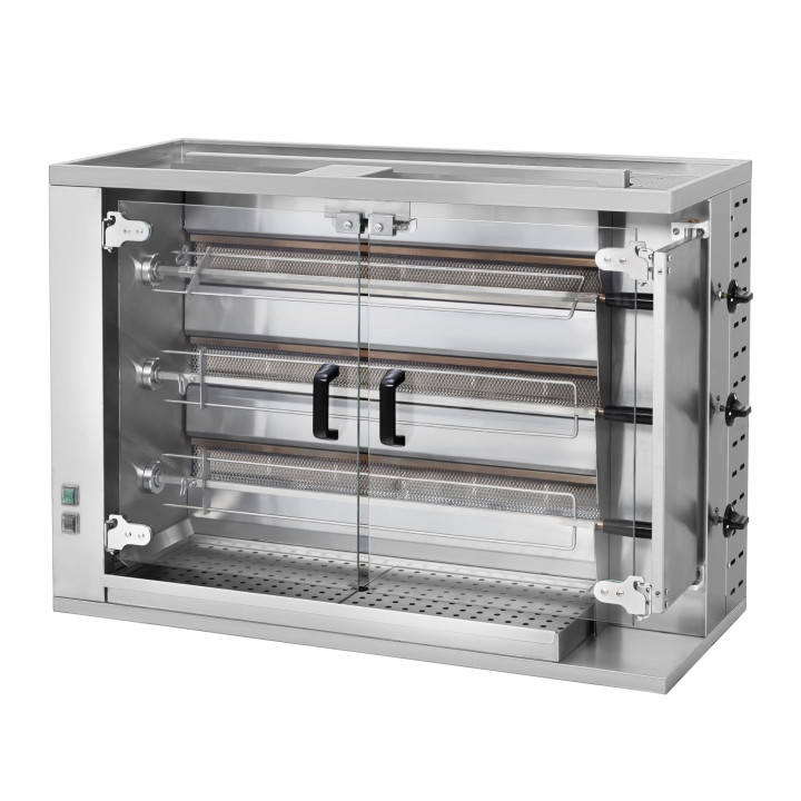 Rożen | opiekacz do kurczaków gazowy | wsad 15 kurczaków CRG3