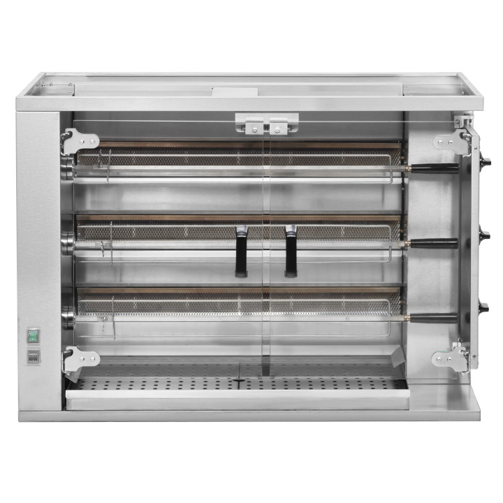 Rożen | opiekacz do kurczaków gazowy | wsad 15 kurczaków CRG3