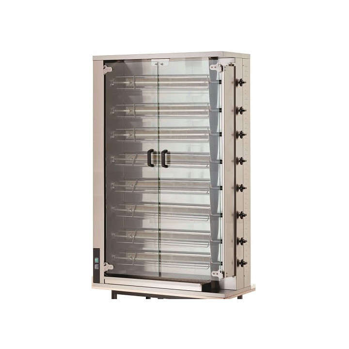 Rożen | opiekacz do kurczaków gazowy | wsad 40 kurczaków CRG8