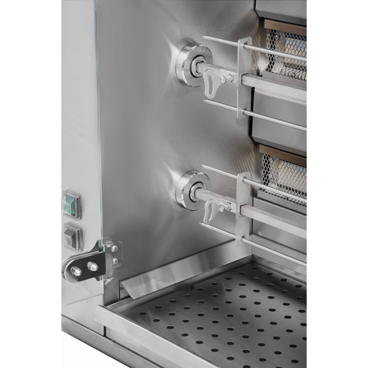 Rożen | opiekacz do kurczaków gazowy | wsad 40 kurczaków CRG8