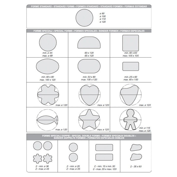 Cylinder do klopsików z Delrinu CYL-P  | do pras do burgerów
