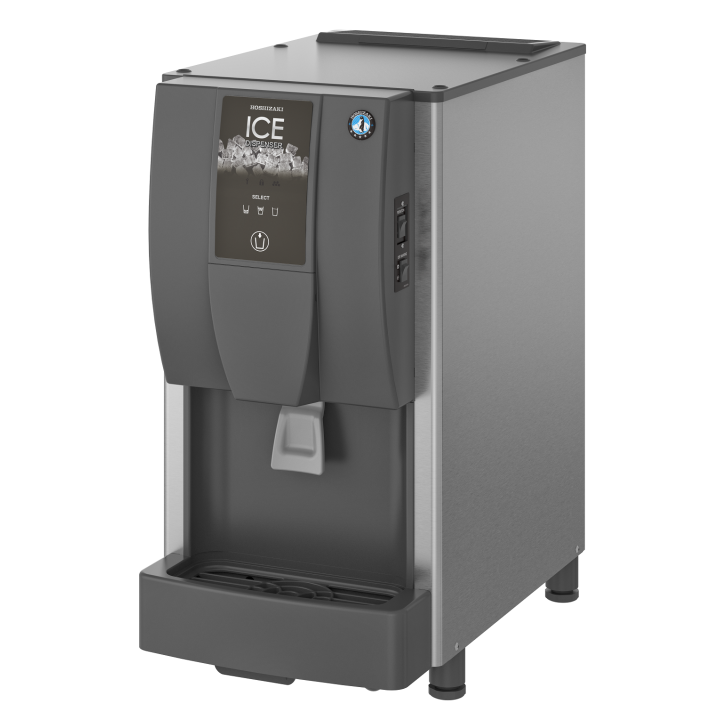 Dyspenser do wody i lodu Hoshizaki DCM-60KE-HC (EU) | chłodzony powietrzem | 60 kg/24h