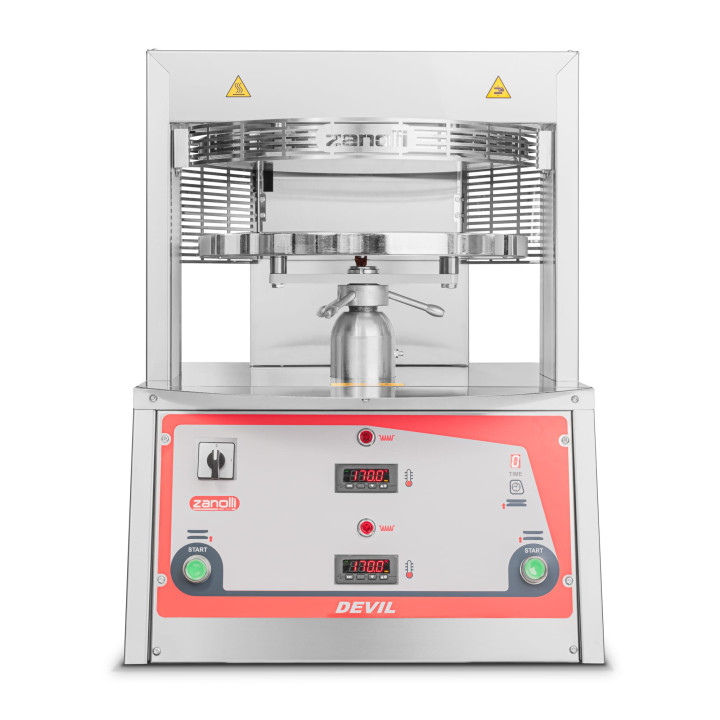 Prasa do ciasta do pizzy | 33 cm | 400 placków/h | 3,6 kW | DEVIL 33