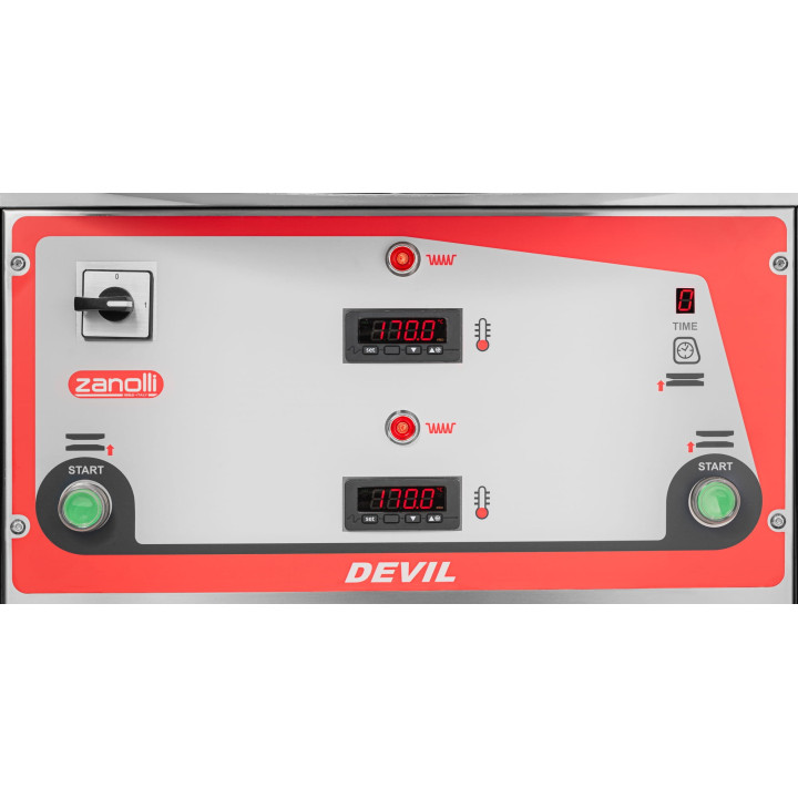 Prasa do ciasta do pizzy | 45 cm | 400 placków/h | 5,6 kW | DEVIL 45