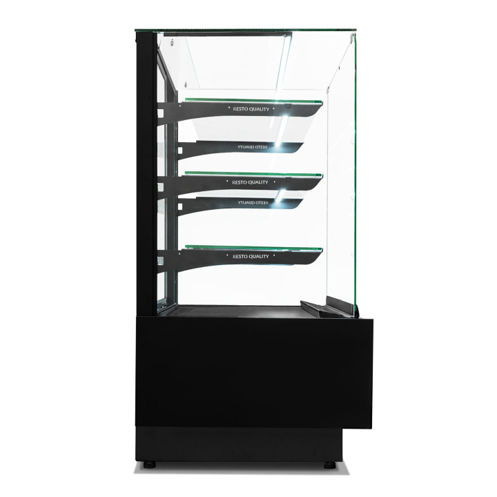Witryna cukiernicza chłodnicza Dolce Visione Premium 1300 | podświetlany cokół | 1300x670x1300 mm
