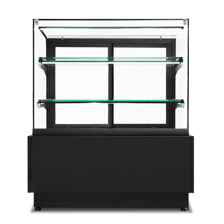 Witryna cukiernicza chłodnicza Dolce Visione Premium Breve 1300 | wersja obniżona | 1300x670x1110+/-10 mm