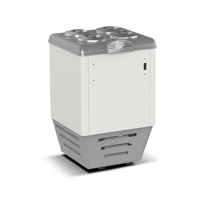 Dystrybutor do lodów 4+4 | DVN4 | 654x665x1030 mm