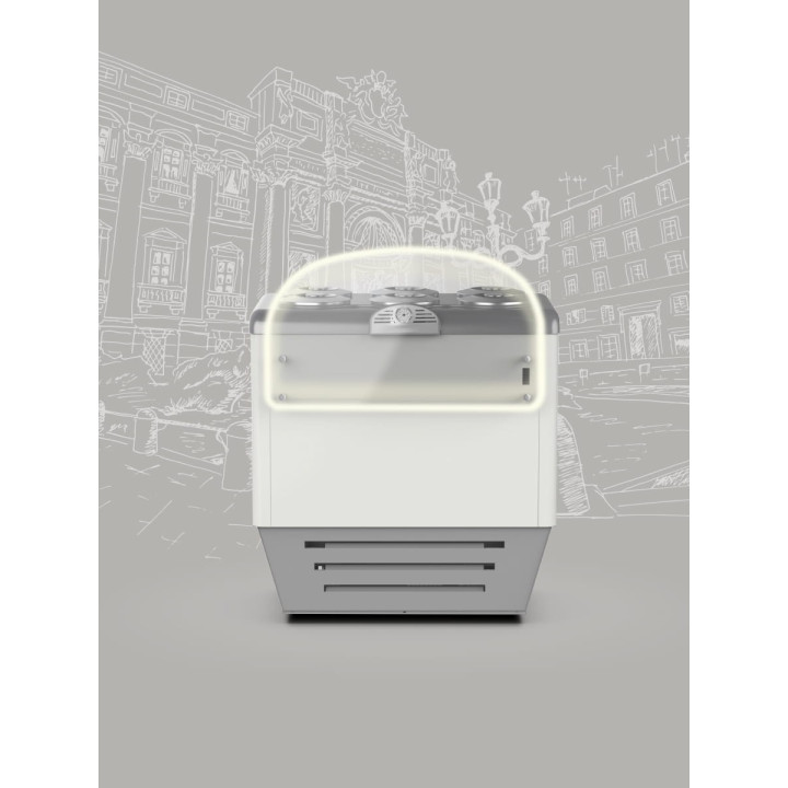 Dystrybutor do lodów 4+4 | DVN4 | 654x665x1030 mm