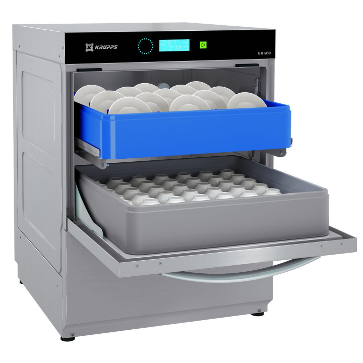 Zmywarka do szkła | kosz 500x500 | opcja systemu podwójnych koszy | 230V | KRUPPS ELITECH LINE EL50E