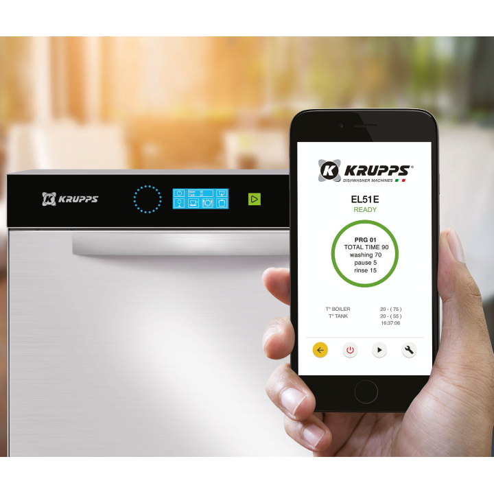 Zmywarka do szkła | kosz 500x600 | 400V | KRUPPS ELITECH LINE EL55E