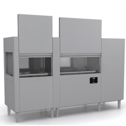 Zmywarka tunelowa KRUPPS EVOLUTION LINE | moduły mycia wstępnego, płukania końcowego, odzysku ciepła | EVO411