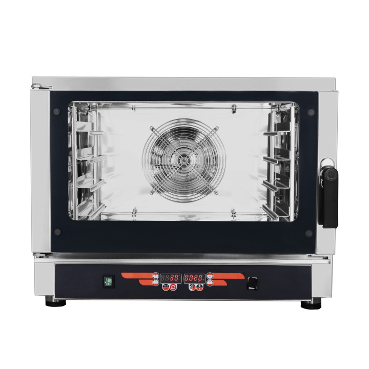 Piec konwekcyjno-parowy FED04 | 4xGN1/1 | 4x600x400 | sonda | 9 programów | 5,45kW