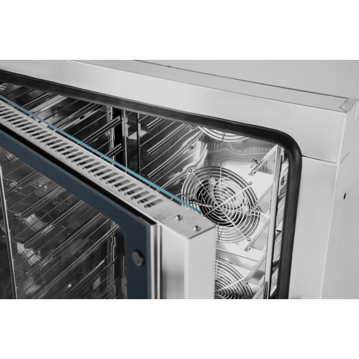 Piec konwekcyjno-parowy FED04 | 4xGN1/1 | 4x600x400 | sonda | 9 programów | 5,45kW