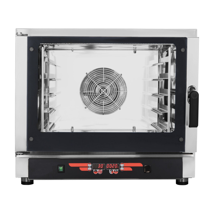 Piec konwekcyjno-parowy FED05 | 5xGN1/1 | 5x600x400 | sonda | 9 programów | 6,45kW