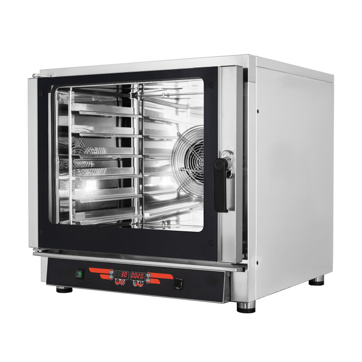 Piec konwekcyjno-parowy FED06 | 6xGN1/1 | 6x600x400 | sonda | 9 programów | 7,65kW