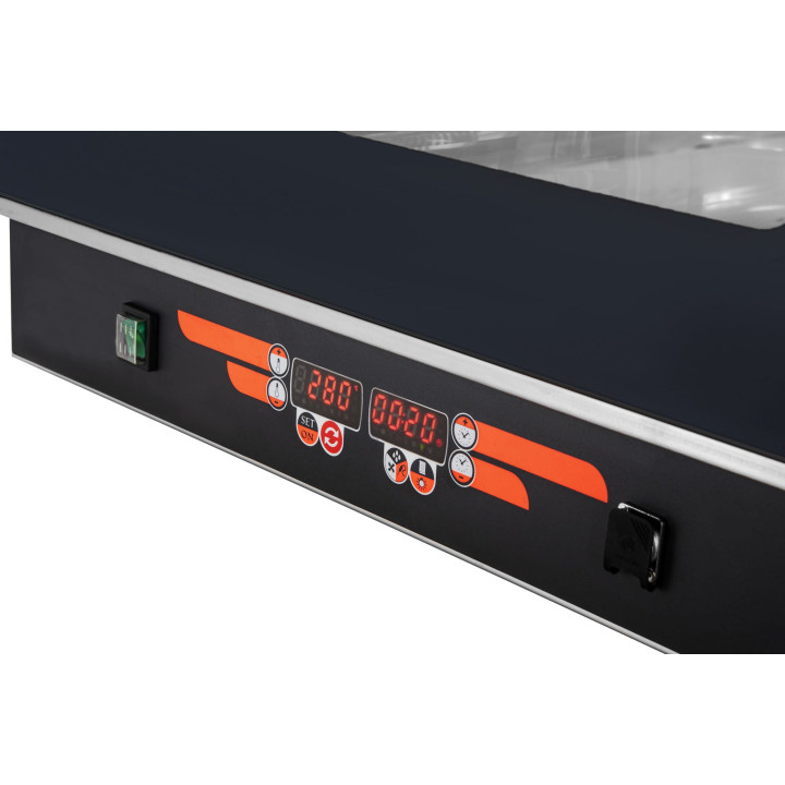 Piec konwekcyjno-parowy FED06 | 6xGN1/1 | 6x600x400 | sonda | 9 programów | 7,65kW