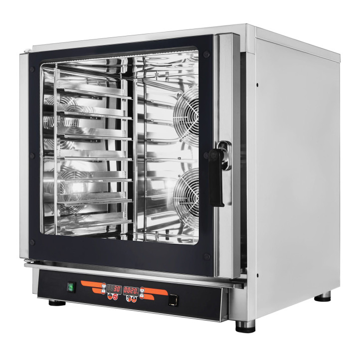 Piec konwekcyjno-parowy FED07 | 7xGN1/1 | 7x600x400 | sonda | 9 programów | 10,7kW