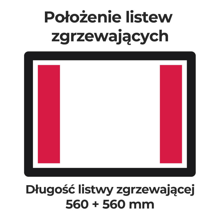 Pakowarka próżniowa komorowa iSENSOR L | wolnostojąca | listwa 560 + 560 mm | pompa BUSCH 63 m3/h | 1,5 kW | 1136x707x1050 mm | 
