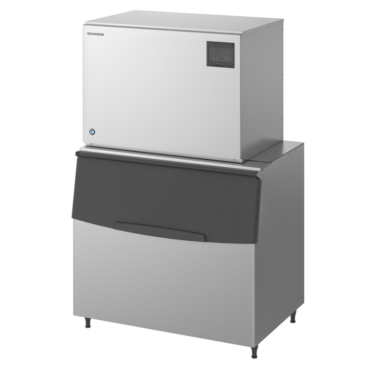 Łuskarka do lodu Hoshizaki FM-1800ALKE-R452N-SB | 1590 kg/24h | chłodzona powietrzem | bryłki lodu