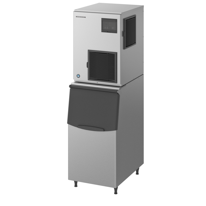 Łuskarka do lodu Hoshizaki FM-480AWKE-R452-SB | 420 kg/24h | chłodzona wodą | płatki lodu