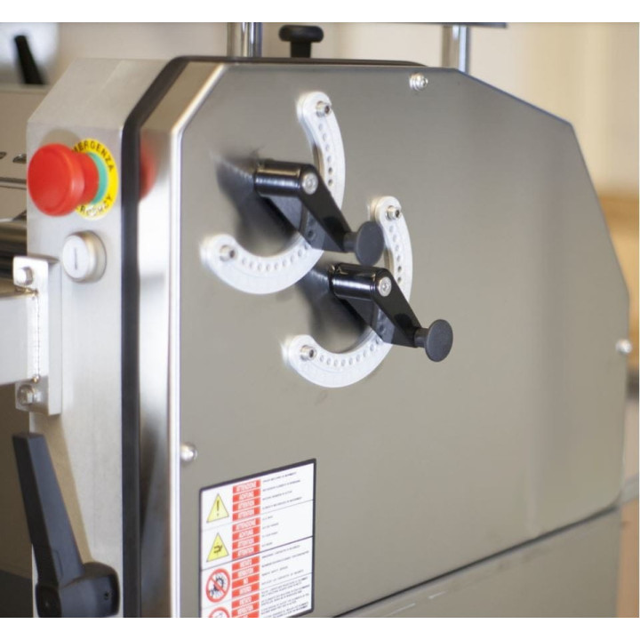 Bagieciarka piekarnicza | rogalikarka | urządzenie do produkcji bagietek | paluchów | dwa cylindry 50 cm | stal nierdzewna | FRI