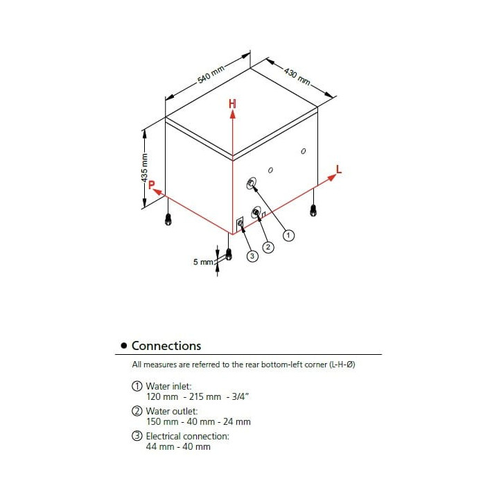 Kostkarka do lodu Frozen Dice | 22kg/24h | do zabudowy | dyspenser wody lodowej | system chłodzenia wodą | FRM35W