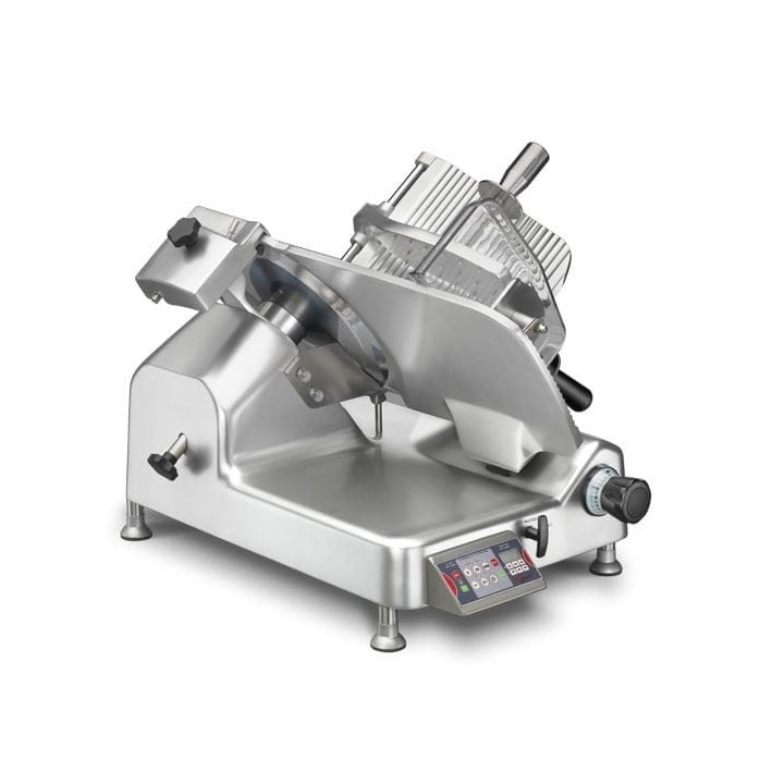 Krajalnica grawitacyjna do wędlin i serów | automatyczna | z wbudowanym licznikiem plastrów | nóż Ø 350mm | 0,38 kW | G5A