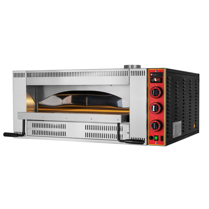 Piec gazowy do pizzy jednokomorowy | 4x36 | GASR4 XL