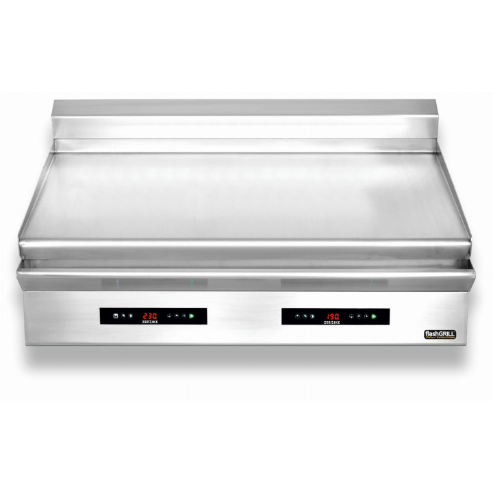 Płyta grillowa elektryczna | energooszczędna | nastawna | podwójna | gładka | Zernike | GE1290L2C